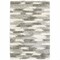 Homeroots 2 x 3 ft. Gray & Ivory Geometric Pattern Scatter Area Rug 387921 - alternate 1